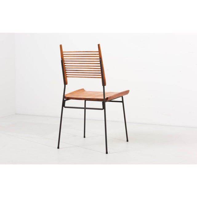 Light Yellow Shovel Chairs attributed to Paul McCobb for Winchendon, 1950s, Set of 4 For Sale - Image 8 of 16
