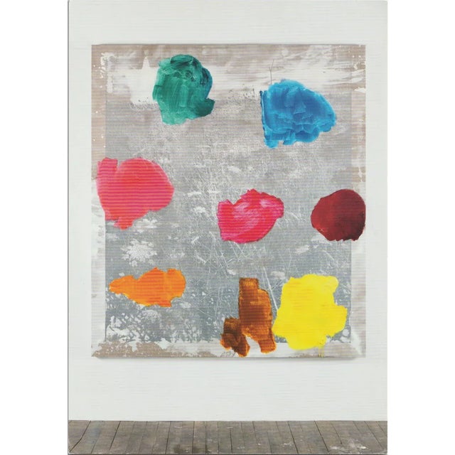 Contemporary 2018 Tursic & Mille 'Silver Landscaped, Eight Multicolored' Offset Lithograph For Sale - Image 3 of 3