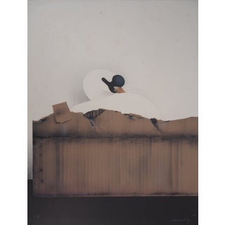 Jean-Paul Donadini, Le cygne au repos, Lithograph For Sale