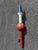 Mid 20th Century Mid 20th Century American Atomic Age Metal Barber Pole Retail Sign For Sale - Image 5 of 12