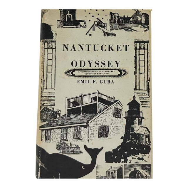 Signed Nantucket Odyssey Emil F Guba 1965 Hardcover Nantucket History For Sale