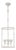 Bespoke Plaster Alard Three-Light Fixture For Sale