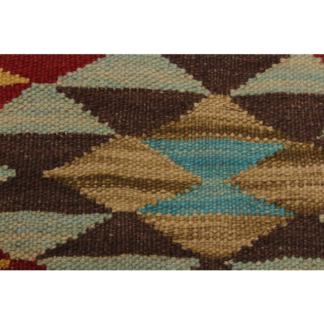 1990s Abstract Kilim Beige Brown Wool Rug - 3'4" X 4'11" For Sale In New York - Image 6 of 7