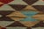 1990s Abstract Kilim Beige Brown Wool Rug - 3'4" X 4'11" For Sale In New York - Image 6 of 7