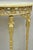 Antique Gothic Revival Oscar Bach Style Figural Bronze & Onyx Gold Console Table For Sale - Image 4 of 16