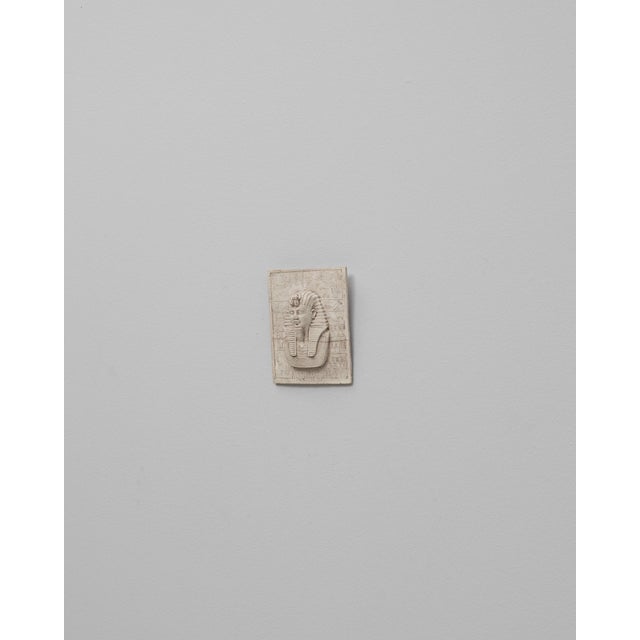 20th Century France Ceramic King Tut Wall Plaque For Sale - Image 18 of 18