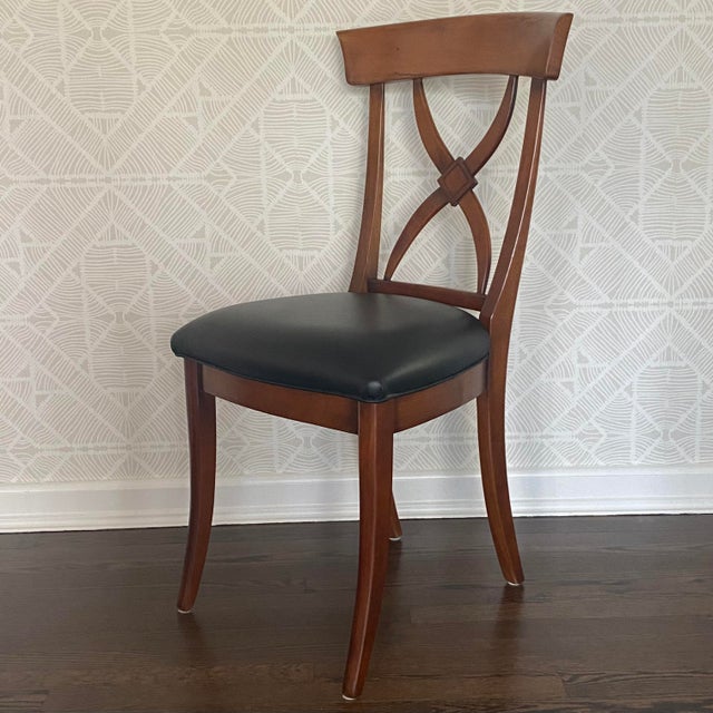 2000s Louis XV Style French Provincial Cherry Desk & Chair Chairish