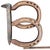 Mid 20th Century "Bar" Sign Made From Horseshoes and Railroad Spikes For Sale - Image 5 of 11