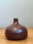 Brown Vintage Original Studio Pottery Weed Vase For Sale - Image 8 of 12