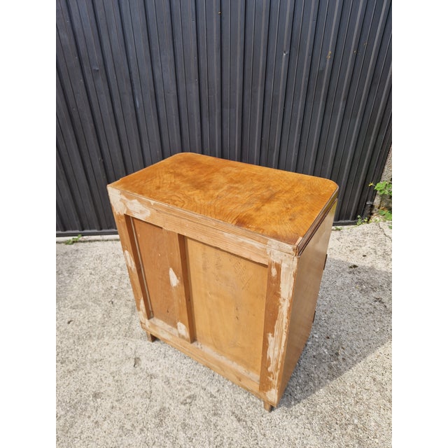 Wood Art Deco Walnut Burl Cabinet, 1930s For Sale - Image 7 of 17