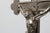 French Silver-Plated Standing Crucifix on Scrolled Tripod Base, 1900 For Sale - Image 12 of 14