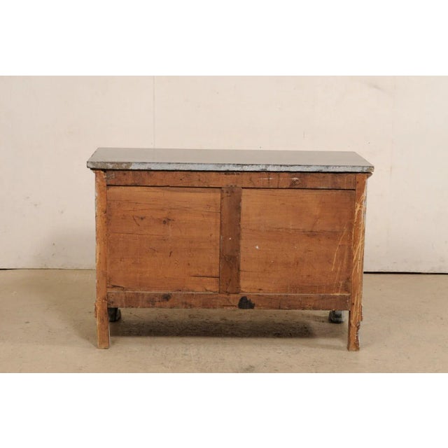 French Neoclassic Marble Top Chest, 19th Century For Sale In Atlanta - Image 6 of 11