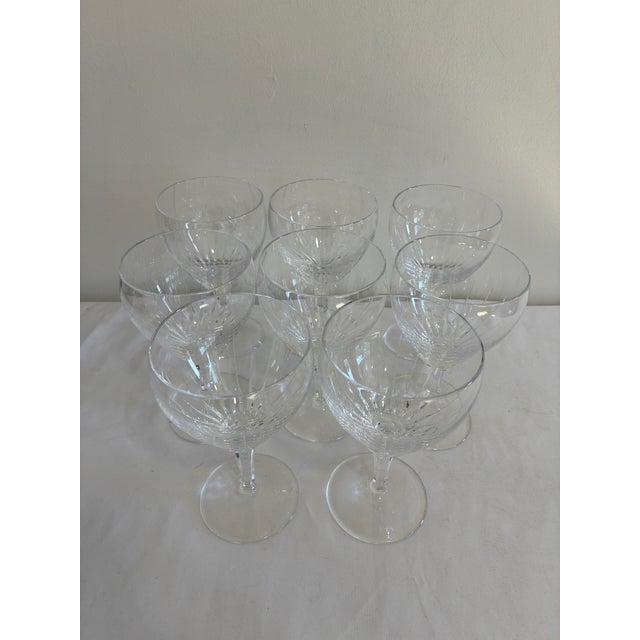 dd timeless elegance to your table with these vintage finds from Josair Germany. These crystal water glasses feature a...