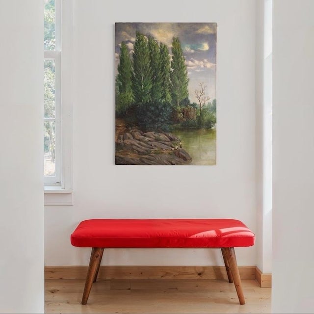C. Coll, Spanish Landscape, 1883, Oil on Canvas For Sale - Image 3 of 16