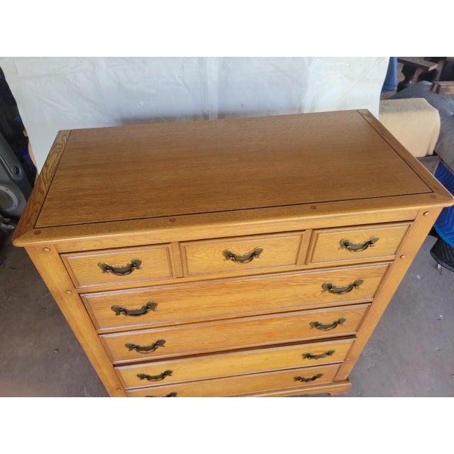 Mid 20th Century Vintage Modern LinkTaylor "Harvest Oak" Chest of