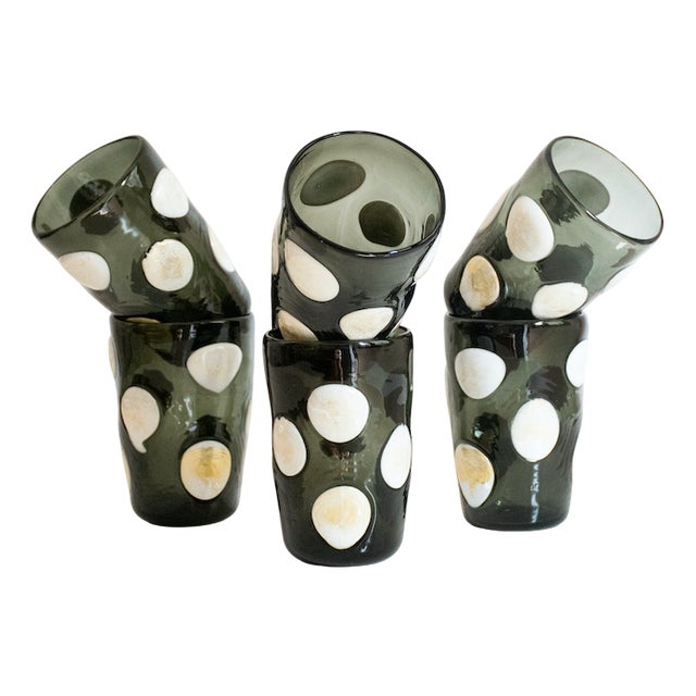 Tequila Glasses by Mariana Iskra for Ribes Studio, Set of 6 For Sale