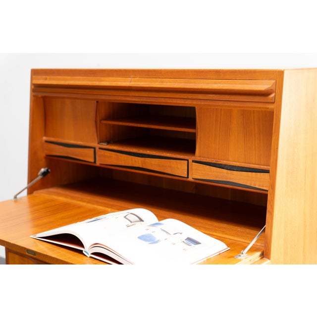 Danish Teak Sekretär by Erling Torvits for Klim Møbelfabrik, 1960s For Sale - Image 11 of 13