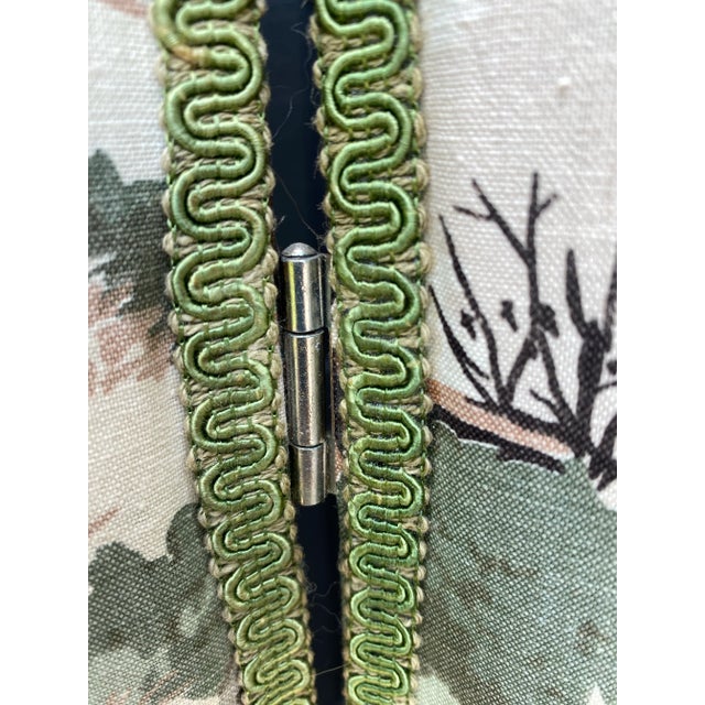 Wood Vintage Ralph Lauren Style Reversible 5-Panel Room Divider – Farmhouse Rustic Cabin Wood Double-Sided Screen For Sale - Image 7 of 12