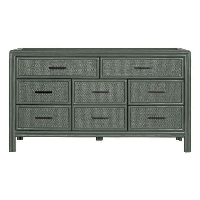 Bermuda Eight-Drawer Dresser - Evergreen For Sale