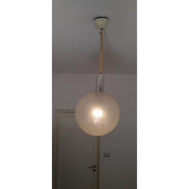 Sfera Pendant Lamp attributed to Tobia & Afra Scarpa for Flos, 1960s For Sale - Image 7 of 18
