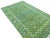 Textile Handmade Cotton Dhurrie Vegetable Dyed Forest Green Shooting Star Rug - 4'x6' For Sale - Image 7 of 11