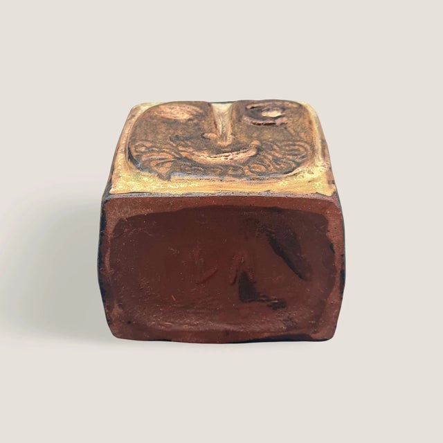 Ceramic Vase with Face Motif by Helmut Schäffenacker, Germany, 1960s For Sale - Image 12 of 18