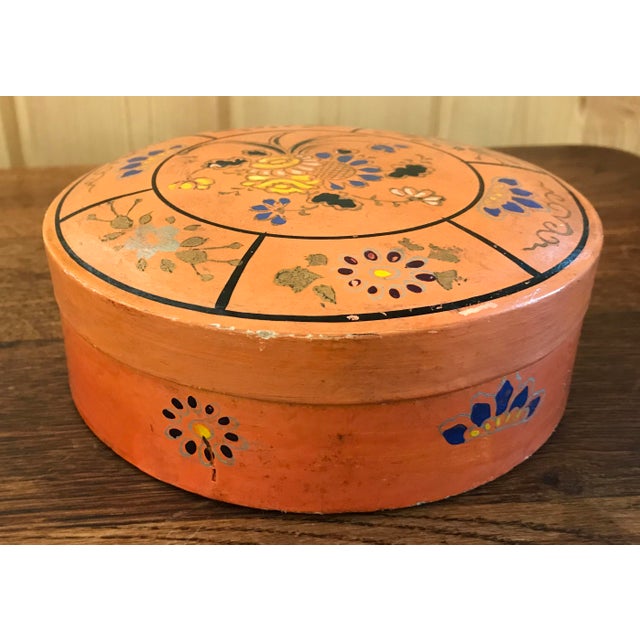 Hand Painted Paper Mache Box Chairish