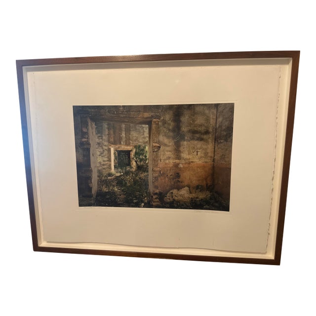 Signed Limited Edition Photograph 6/25 “Pozos, Mexico” Large Framed Fine Art For Sale