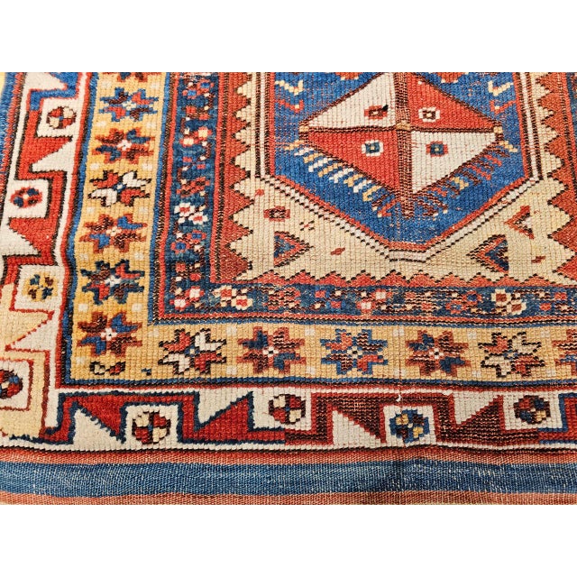 Antique Handwoven Anatolian Village Rug, Wool Prayer Design, 1880s, 4' x 6' For Sale - Image 17 of 18