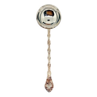 French Odiot Demidoff .950 Sterling Silver Soup Ladle For Sale