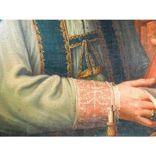 Stefano Chiantore, Portrait of a Man, 1796, Oil Painting, Framed For Sale - Image 8 of 18