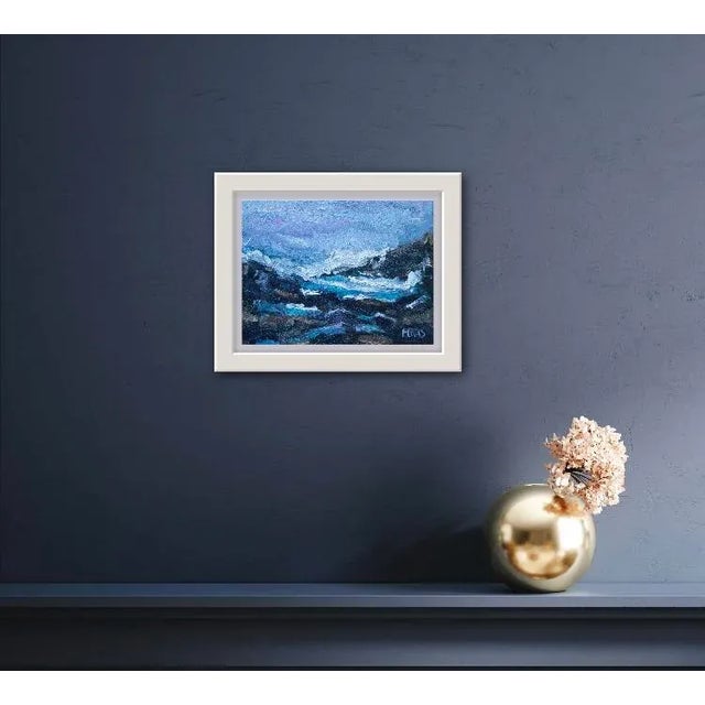 Abstract Seascape, Modern Impressionist Oil Painting For Sale - Image 9 of 9