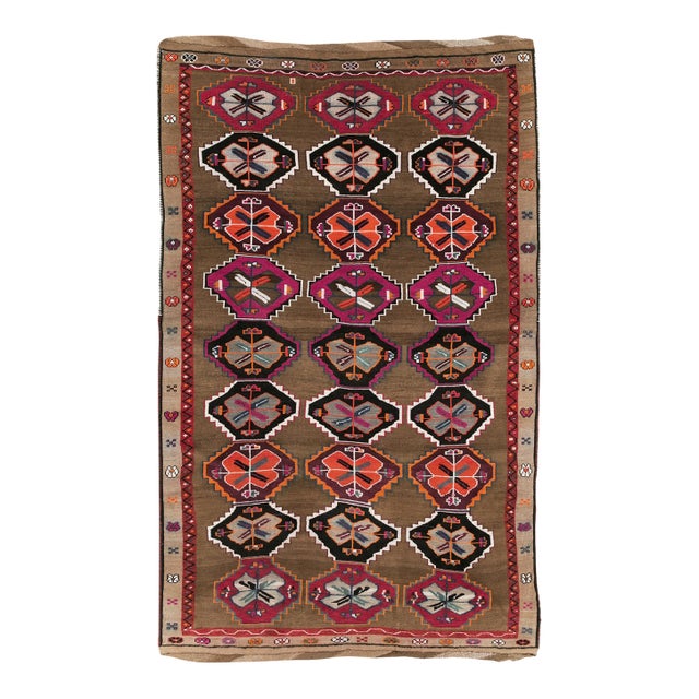 Galerie Shabab Collection Mid-20th Century Turkish Anatolian Room Size Carpet For Sale