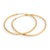 Mid 20th Century Mid 20th Century Pair of Modern 18k Yellow Gold Hoop Earrings For Sale - Image 5 of 7