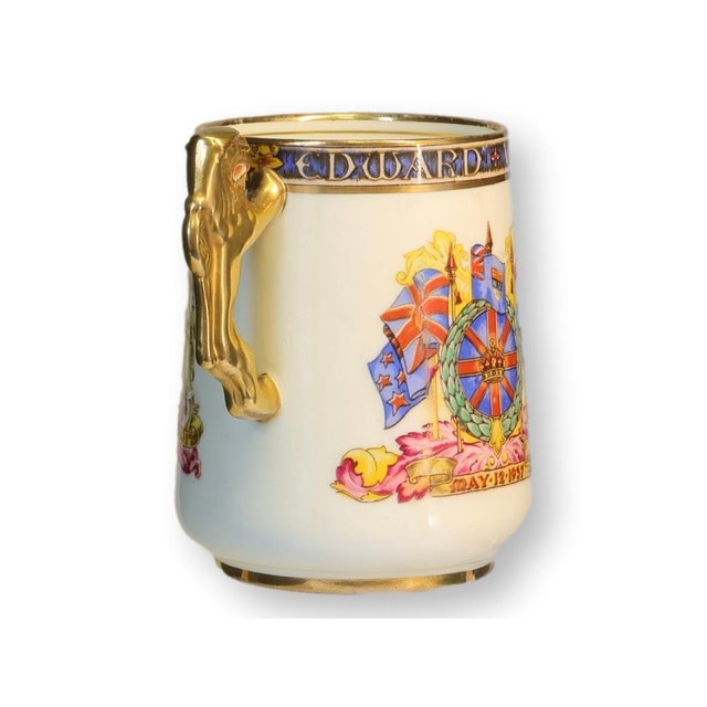 George VI Coronation Commemorative Mug, England 1937 For Sale - Image 4 of 4