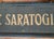 Early 20th Century Double Sided "The Saratogian" Saratoga Newspaper Sign For Sale - Image 14 of 16