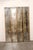 Mid-Century Modern Mid 20th Century Antiqued Glass Folding Screen For Sale - Image 3 of 14