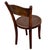 Early 20th Century Vienna Secession Sculpted Oak Side Chair W/ Carved Backrest, Attributed to Jacob & Josef Kohn For Sale - Image 4 of 6