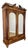 Antique French Carved Walnut Mirrored 2-Door Armoire For Sale