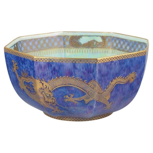 1930s Fairyland Lustre Bowl with Dragon by Daisy Makeig-Jones for Wedgwood, 1930s For Sale - Image 5 of 5