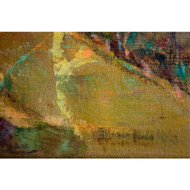 Alfonso Pragliola, Calda Frammentazione Abstract Landscape, Mixed Media on Canvas, 2019 For Sale - Image 4 of 7