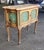 Antique 1920s Petite Marble Top Italian Rococo Chinoiserie Style Painted Commode Cabinet For Sale - Image 10 of 13