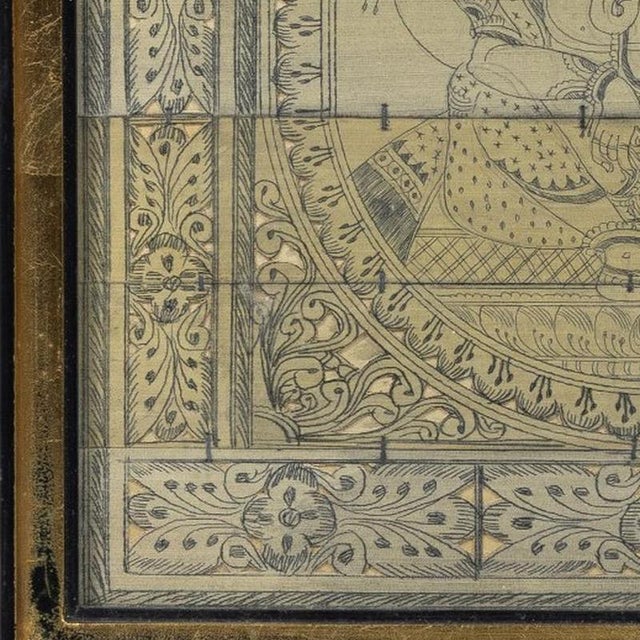 Ganesha, 19th Century, Painting on Wood For Sale - Image 3 of 6