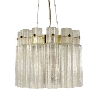 Vintage Austrian Chandelier in Glass from Kalmar Lighting, 1970s For Sale