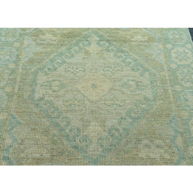 Turkish Turkish Oushak Rug 2'10" x 10'6" #20040 For Sale - Image 3 of 8