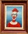 This portrait of a clown by Maurice Kish is part from a series of carnival figures, circus clowns and carousel horses and...