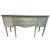 Morganton Furniture Co. Vintage Morganton Furniture Gustavian-Style Blue Gray Painted Serpentine Sideboard For Sale - Image 4 of 6