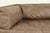 Animal Skin Baker Furniture Modern Leather Tuxedo Sofa For Sale - Image 7 of 12