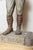 Antique Polychrome Wood and Gesso Statue of Saint Isidore For Sale - Image 12 of 14