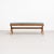 Civil Bench in Wood and Woven Viennese Cane by Pierre Jeanneret for Cassina For Sale - Image 6 of 18